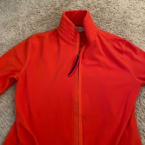 Red-Orange Moncler Fleece Size XL